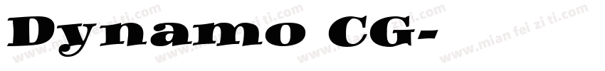 Dynamo CG字体转换
